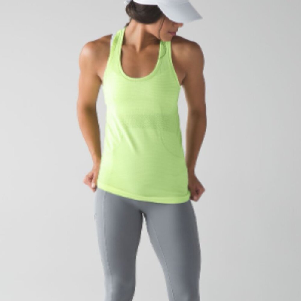 Lululemon Swiftly Tech Racerback - Heathered Ray